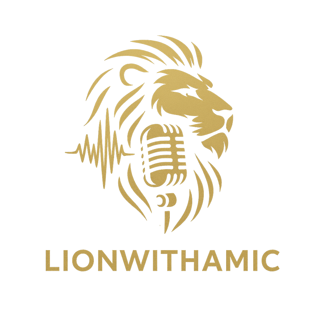 Lion With A Mic